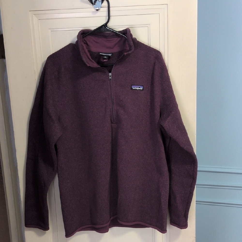 Patagonia Plum Fleece Quarter-Zip Pullover